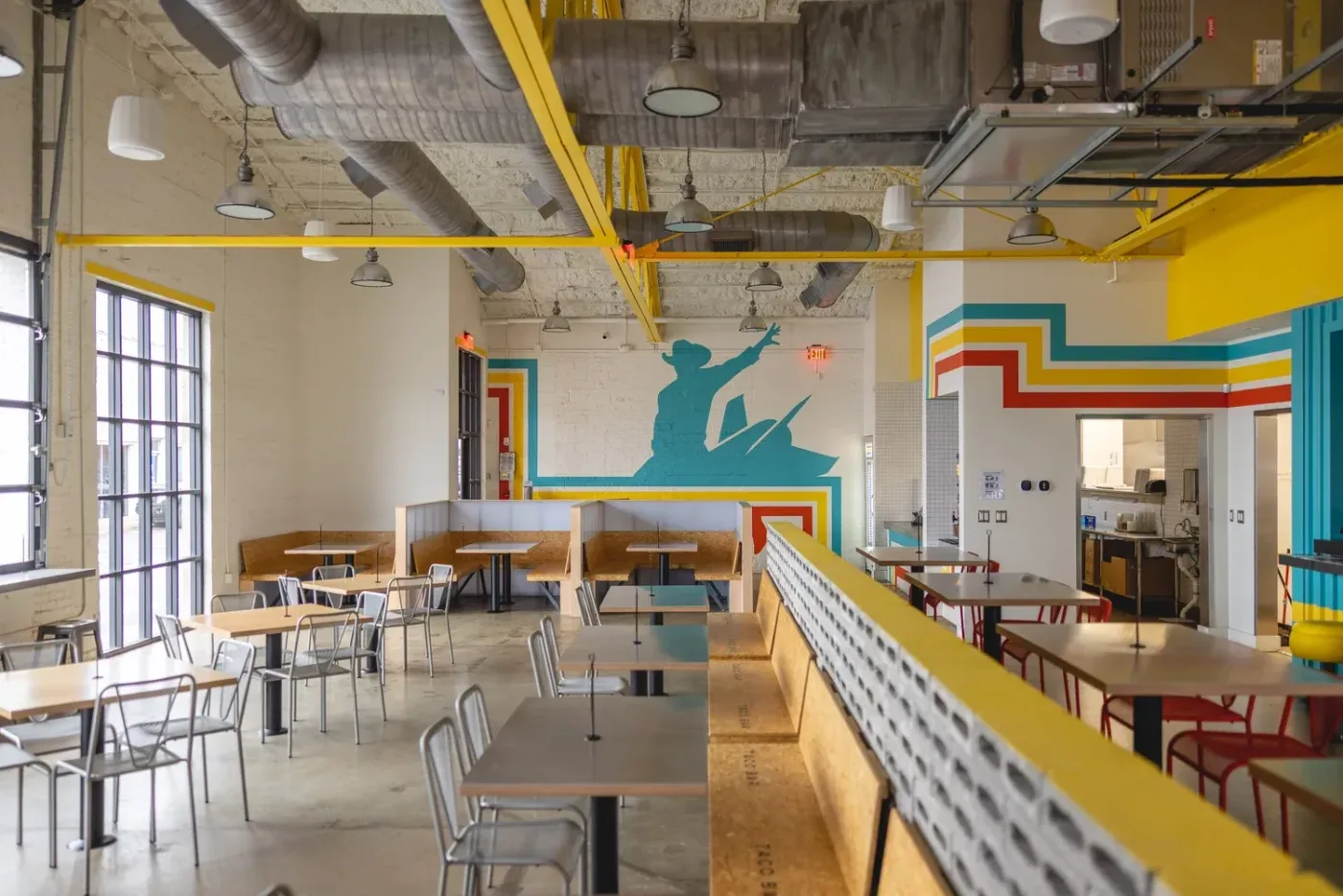 Strange Taco dining area