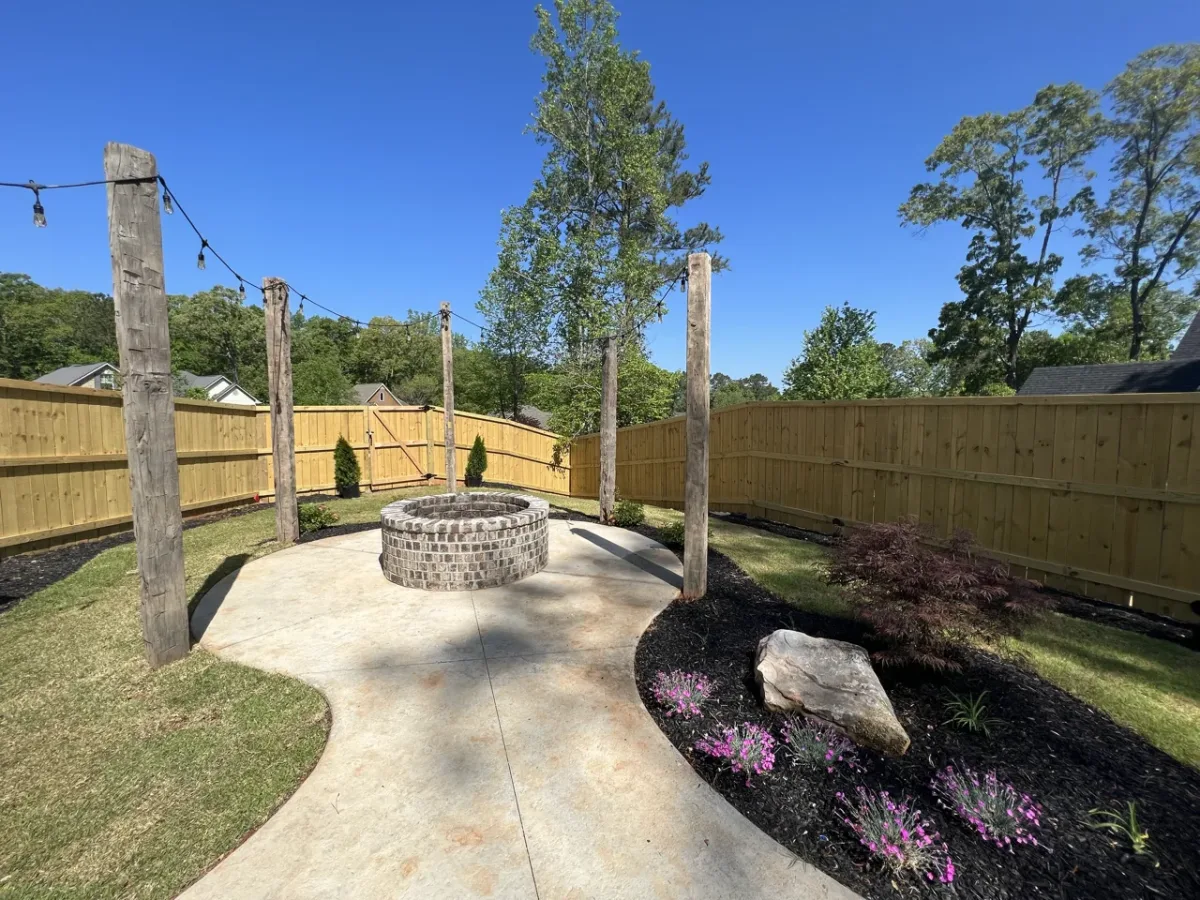 Outdoor living space built by Nehemiah Construction in Monroe, GA